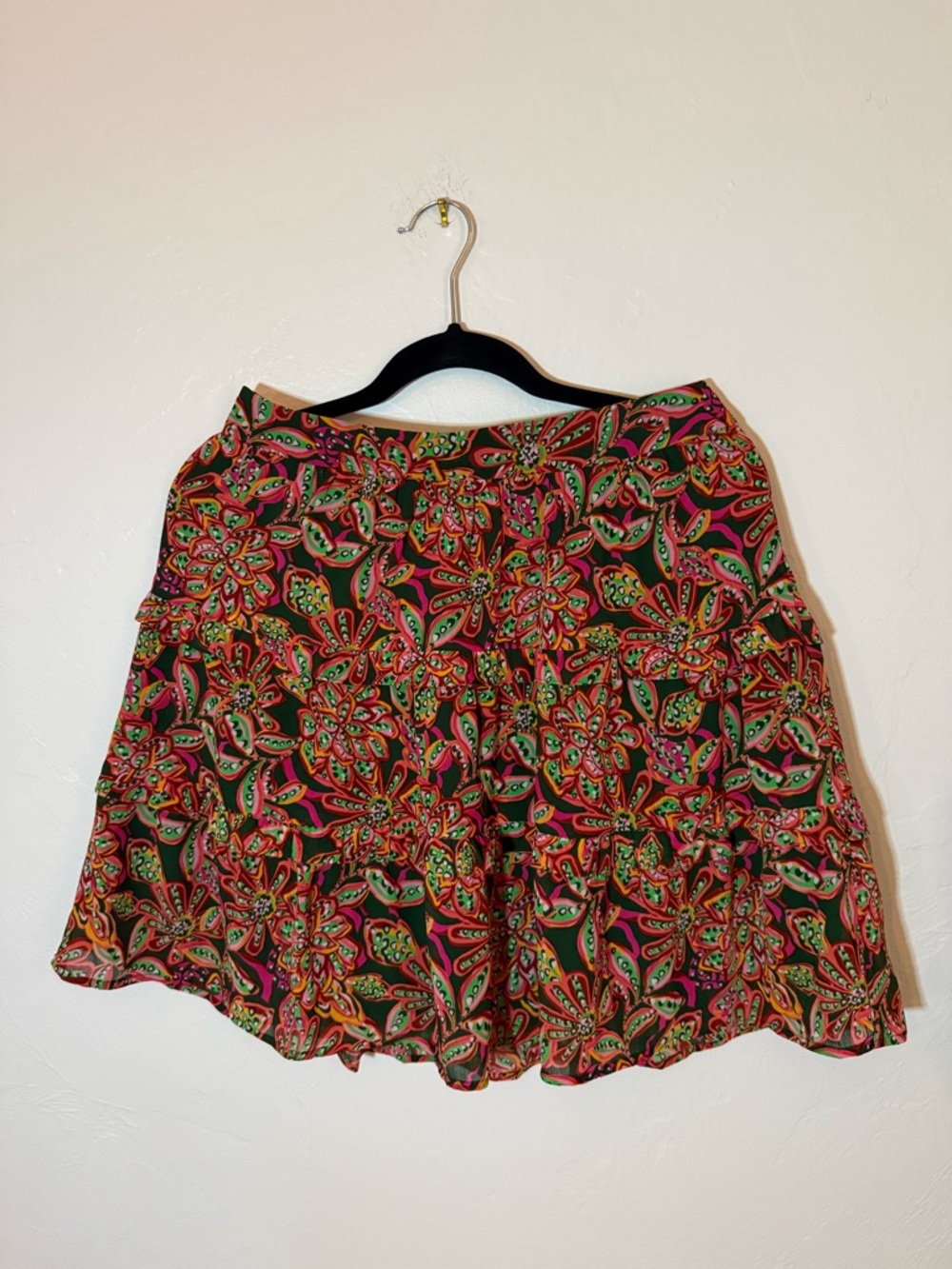 J. CREW |  Multicolor Floral Skater Skirt